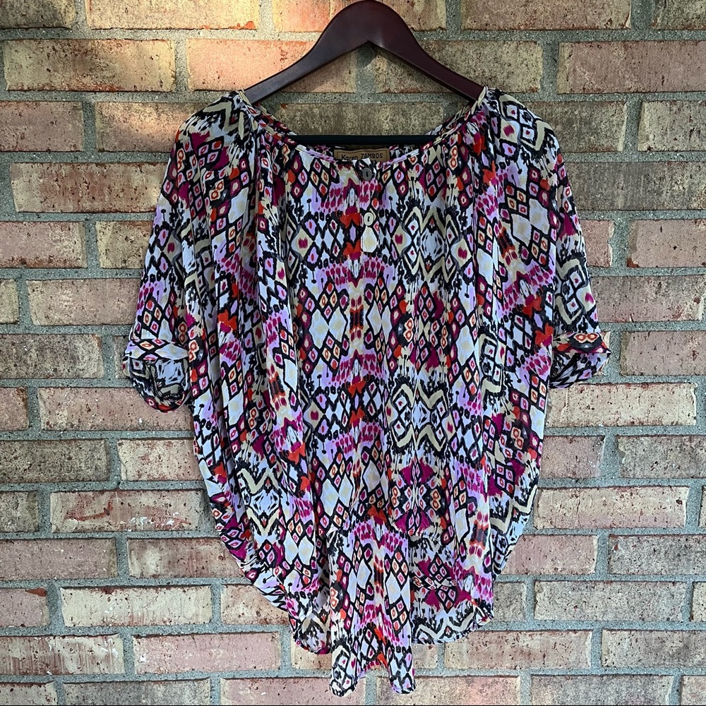 Karen Zambos Vintage Couture Top Small